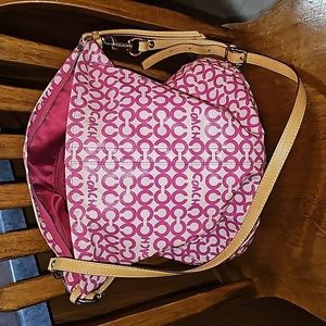 Coach Pink Logo Tote